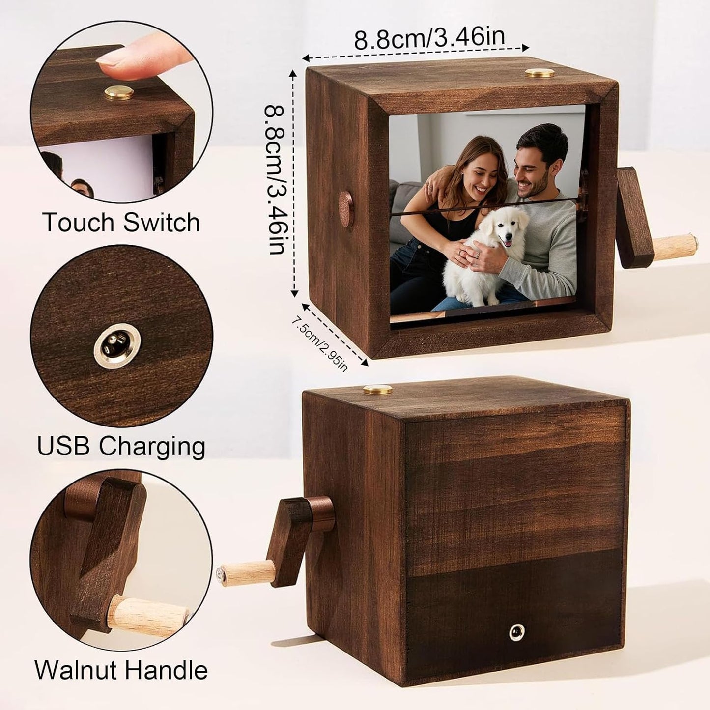 Photo Memory Crank Box